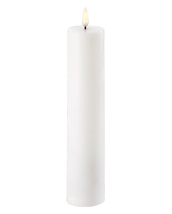 Uyuni Lighting Led Bloklys  Nordic White  Smooth    8x22 Cm