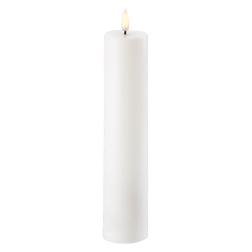 Uyuni Lighting Led Bloklys Nordic White Smooth 8x22 Cm