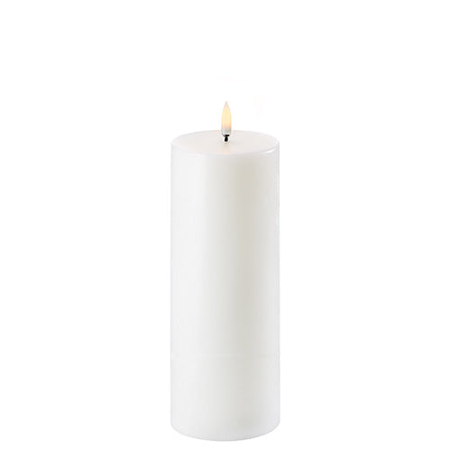 Uyuni Lighting Led Bloklys Nordic White Smooth 8x20 Cm