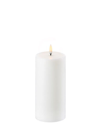 Uyuni Lighting Led Bloklys  Nordic White  Smooth    8x15 Cm