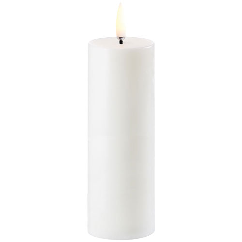 Uyuni Lighting Led Bloklys Nordic White Smooth 5x14 Cm