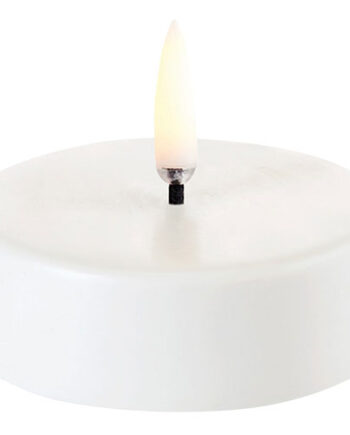 Uyuni Lighting Led Fyrfadslys Maxi  Nordic White  Smooth    1x2