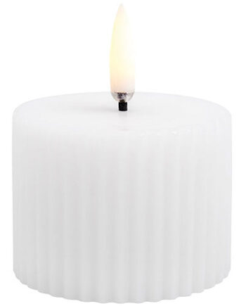 Uyuni Lighting Led Grooved Bloklys  Nordic White  Smooth    8x4