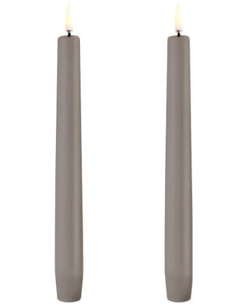 Uyuni Lighting Led Kronelys  Sandstone  Smooth   -pack    3x20