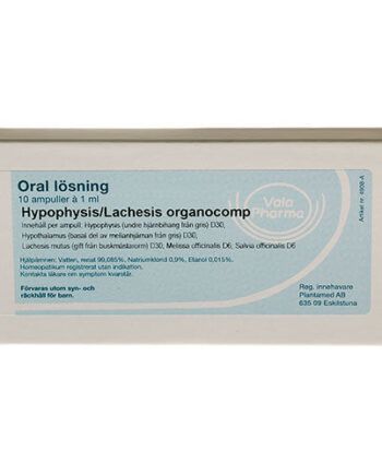 Vala Pharma Hypophysis Lachesis Organocomp
