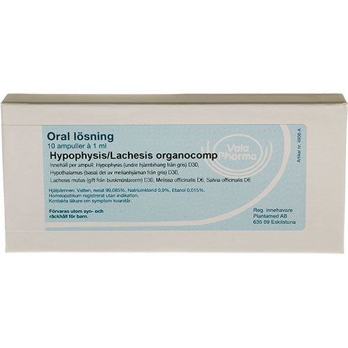 Vala Pharma Hypophysis Lachesis Organocomp