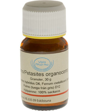 Vala Pharma Pulmo Petasites Organocomp