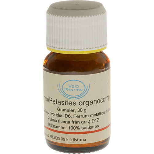 Vala Pharma Pulmo Petasites Organocomp