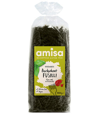 - Veganskamisa Boghvede Fusilli Pasta  økologisk
