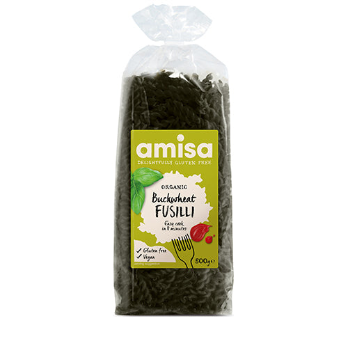 - Veganskamisa Boghvede Fusilli Pasta økologisk