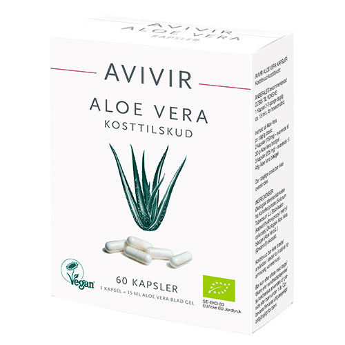 - Veganskavivir Aloe Vera Kapsler økologisk