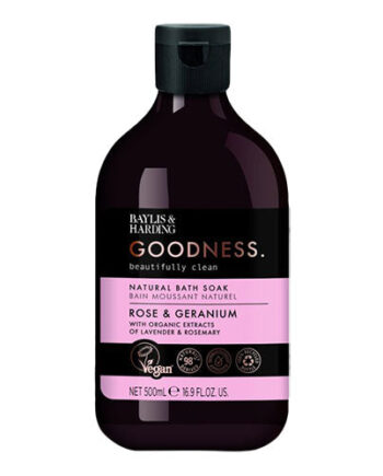 - Veganskbaylis   Harding Goodness Badesæbe Rose   Geranium