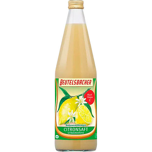 - Veganskbeutelsbacher Citronsaft økologisk