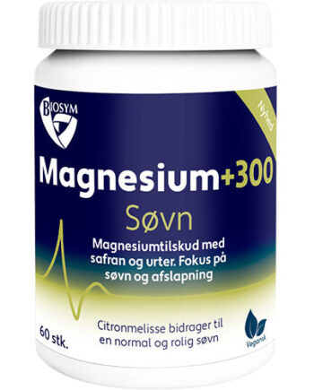 - Veganskbiosym Magnesium 300 Søvn