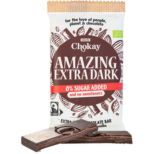 - Veganskchokay Bar Amazing Extra Dark økologisk
