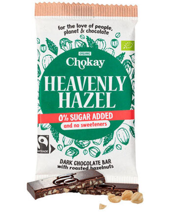 - Veganskchokay Bar Heavenly Hazel  økologisk