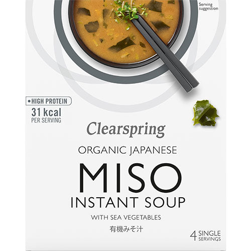 - Veganskclearspring Instant Miso Soup økologisk