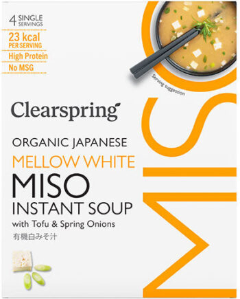 - Veganskclearspring Instant Misosuppe Hvid    Tofu  økologisk