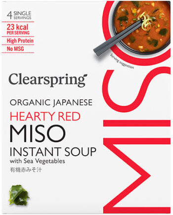 - Veganskclearspring Instant Misosuppe Rød    Tang  økologisk