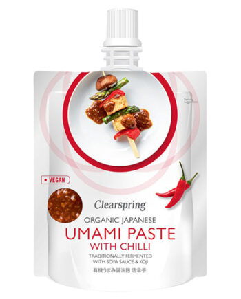 - Veganskclearspring Japansk Umami Paste   Chilli  økologisk
