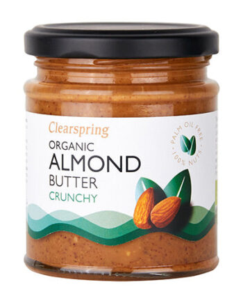 - Veganskclearspring Mandelsmør Crunchy  økologisk