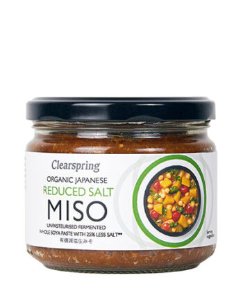 - Veganskclearspring Miso Brown Rice   Reduceret Salt  Upasteuriseret