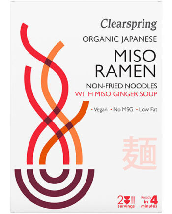 - Veganskclearspring Ramen Nudler    Miso-   Ingefærsuppe  økologisk