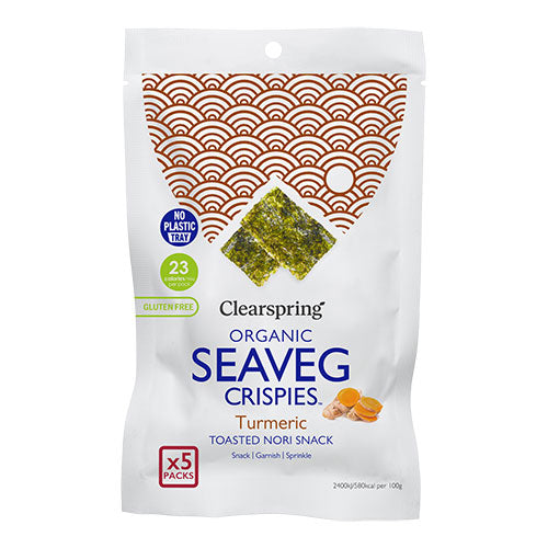 - Veganskclearspring Tang Chips Gurkemeje Multi økologisk