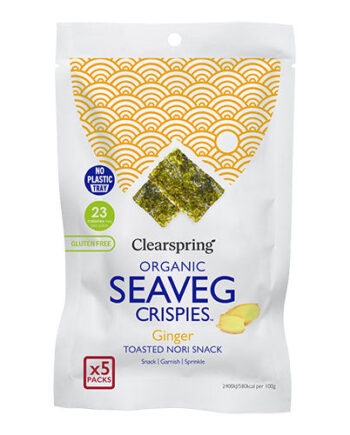 - Veganskclearspring Tang Chips Ingefær Multi  økologisk
