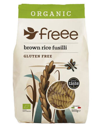 - Veganskdoves Farm Brun Ris Fusilli Skruer  økologisk