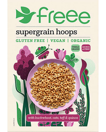 - Veganskdoves Farm Supergrain Hoops Gl Fri  økologisk