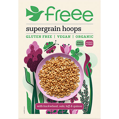 - Veganskdoves Farm Supergrain Hoops Gl Fri økologisk