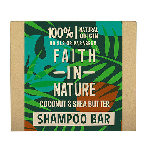 - Veganskfaith In Nature Shampoobar Kokos Sheasmør