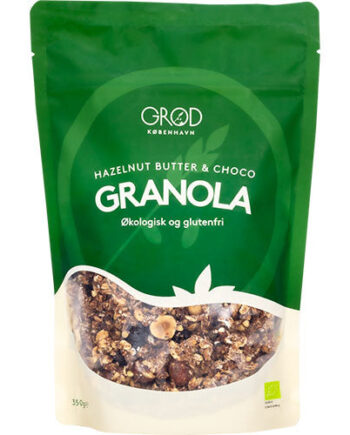 - Veganskgrød Hazelnut Butter   Choco Granola  økologisk