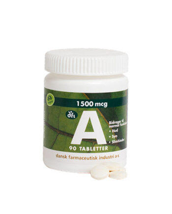 - Veganskgrønne Dfi Vitaminer  -vitamin 1500 Mcg  5000 Ie