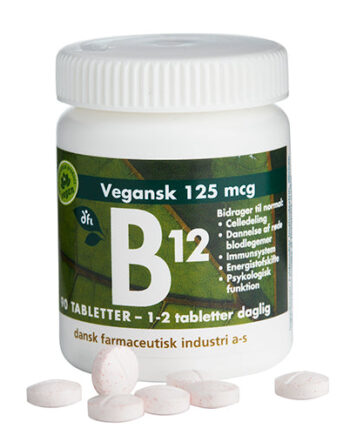 - Veganskgrønne Dfi Vitaminer B12 125 Mcg