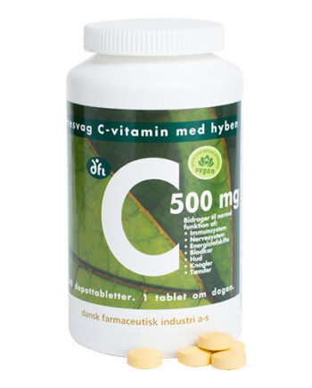 - Veganskgrønne Dfi Vitaminer   500 Mg Med Hyben