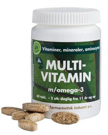 - Veganskgrønne Dfi Vitaminer Multivitamin Med Omega
