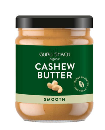 - Veganskguru Snack Cashewnøddesmør Smooth  økologisk