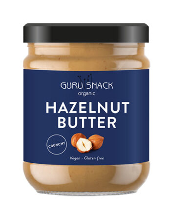 - Veganskguru Snack Hasselnøddesmør Crunchy  økologisk