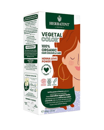 - Veganskherbatint Henna Hårfarve  Love Power