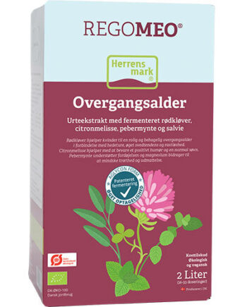 - Veganskherrens Mark Regomeo Rødkløverekstrakt økologisk