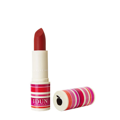 - Veganskidun Minerals Matte Lipstick Jordgubb 107
