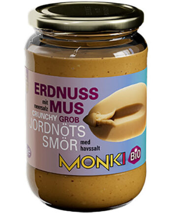 - Veganskjordnøddesmør Crunch   Monki