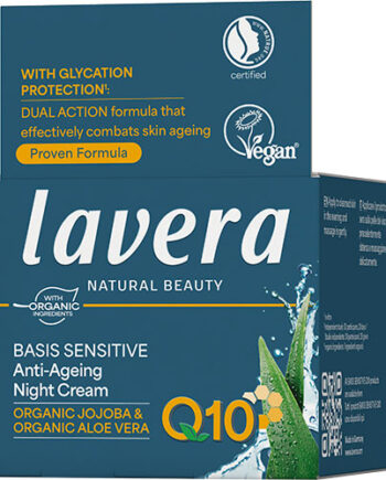 - Vegansklavera Night Cream Q10 Basis Sensitiv