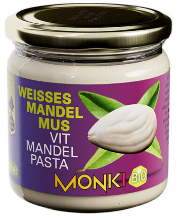 - Veganskmandelsmør Hvid   Monki