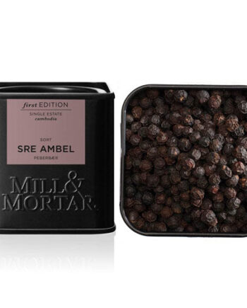 - Veganskmill   Mortar Sort Peber Sre Ambel