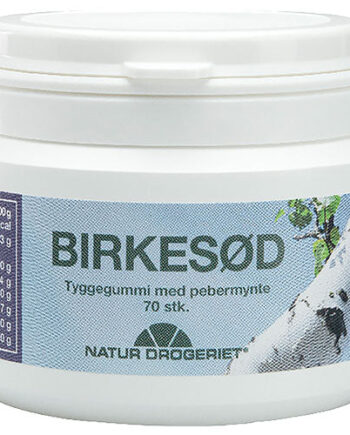 - Vegansknatur-drogeriet Tyggegummi Birkesød Pebermynte 70 Stk