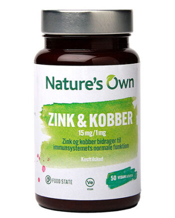 - Vegansknatures Own Zink Og Kobber Food State