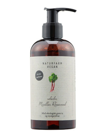 - Vegansknaturfarm Micellar Rensevand Rabarber